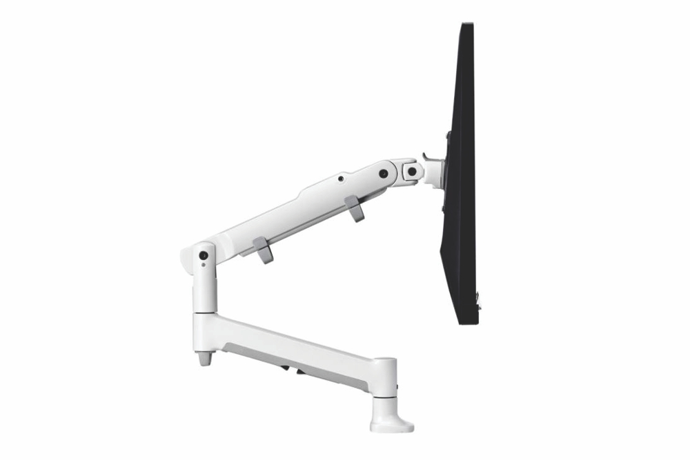 ATDEC Premium Articulated Monitor Arm in white.