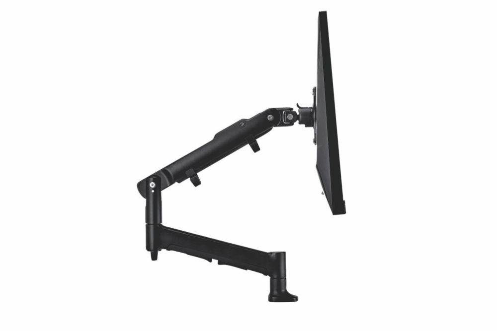 ATDEC Premium Articulated Monitor Arm in black.