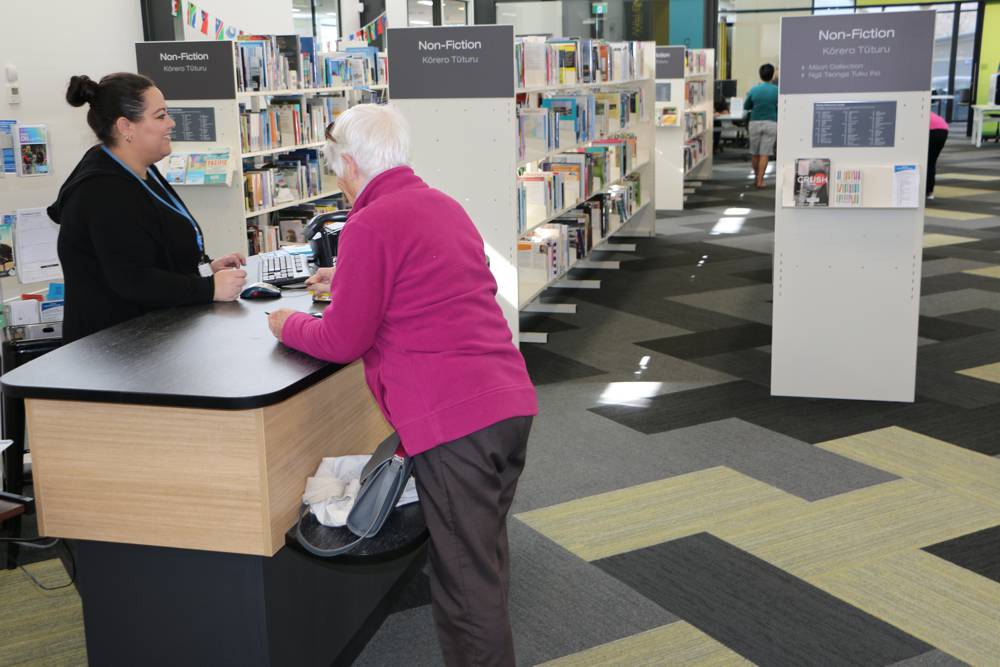 YAKETY YAK 304 Library counter.