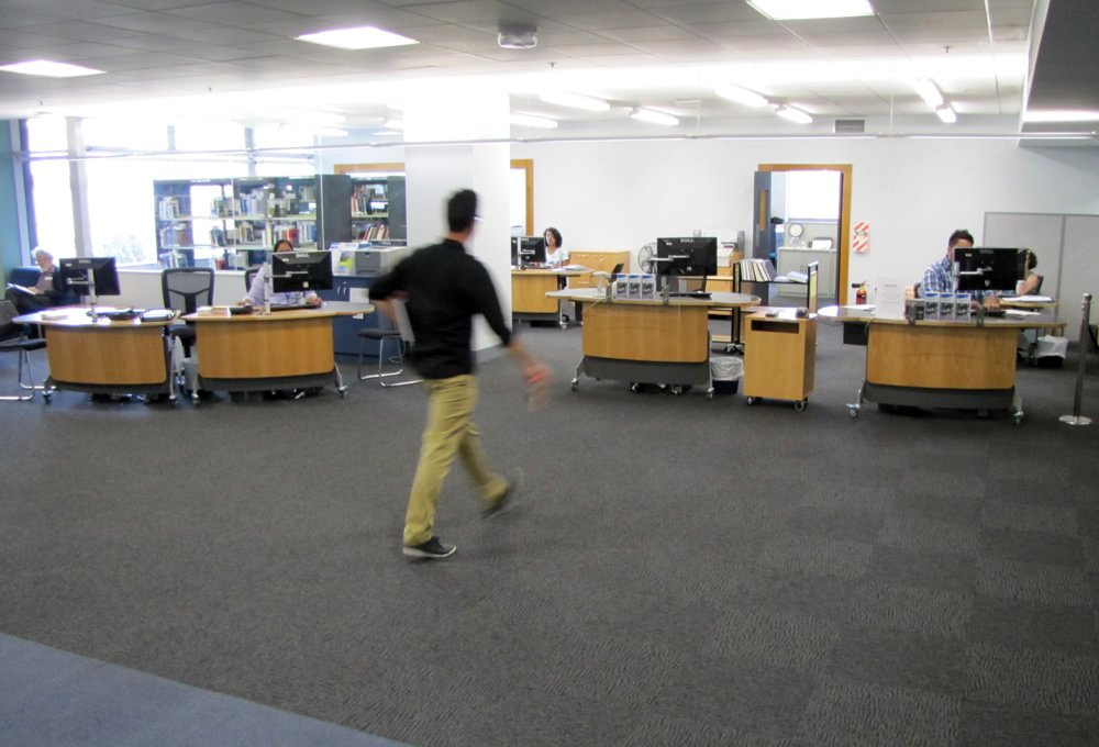The University of Auckland General Library's new and dynamic front of house.