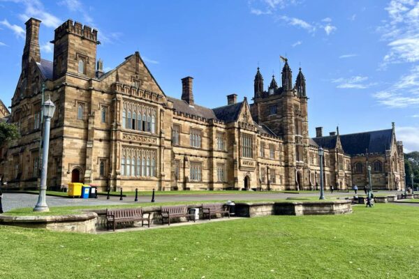 The Quadrangle, featuring Neo-Gothic style architecture, was built in 1862 and today provides a picturesque backdrop for student life.