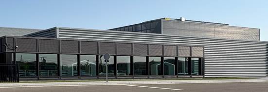 The exterior of the newly built Spruce Grove Public Library North East Branch