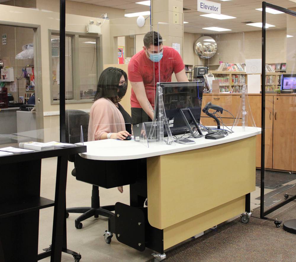 YAKETY YAK 205 Desk at Waverley Library.