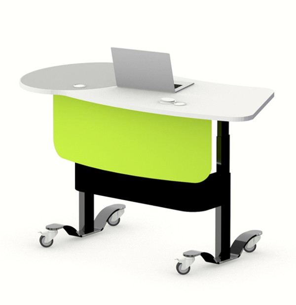 YAKETY YAK 402 Economy height-adjustable Desk for libraries, education and community.